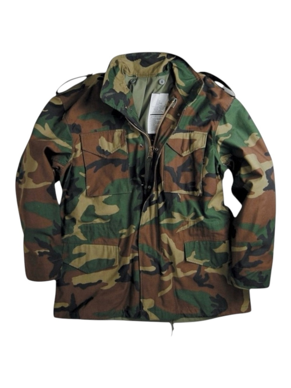 Vintage: Golden Mfg ☮︎︎ Military M65 Field Chore Jacket ☮︎︎ Army Camo Green ☮︎︎ - Picture 3 of 16